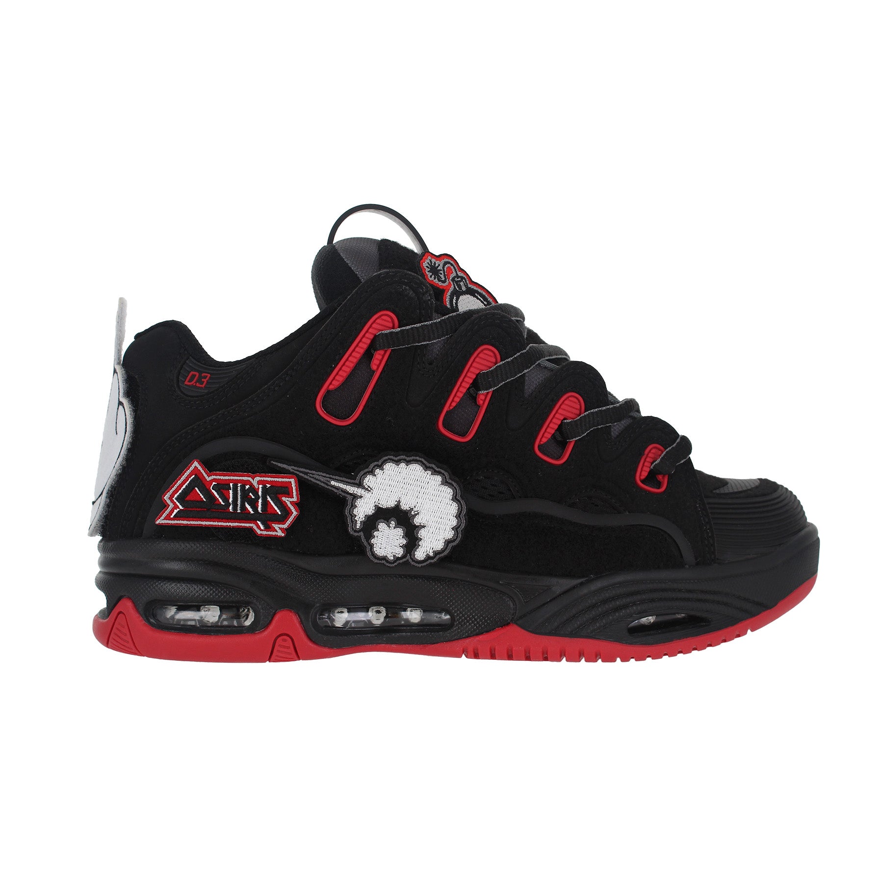 D3 2001 Black/Red/Velcro – osirisshoes.com D3 2001 Black/Red/Velcro – osirisshoes.com