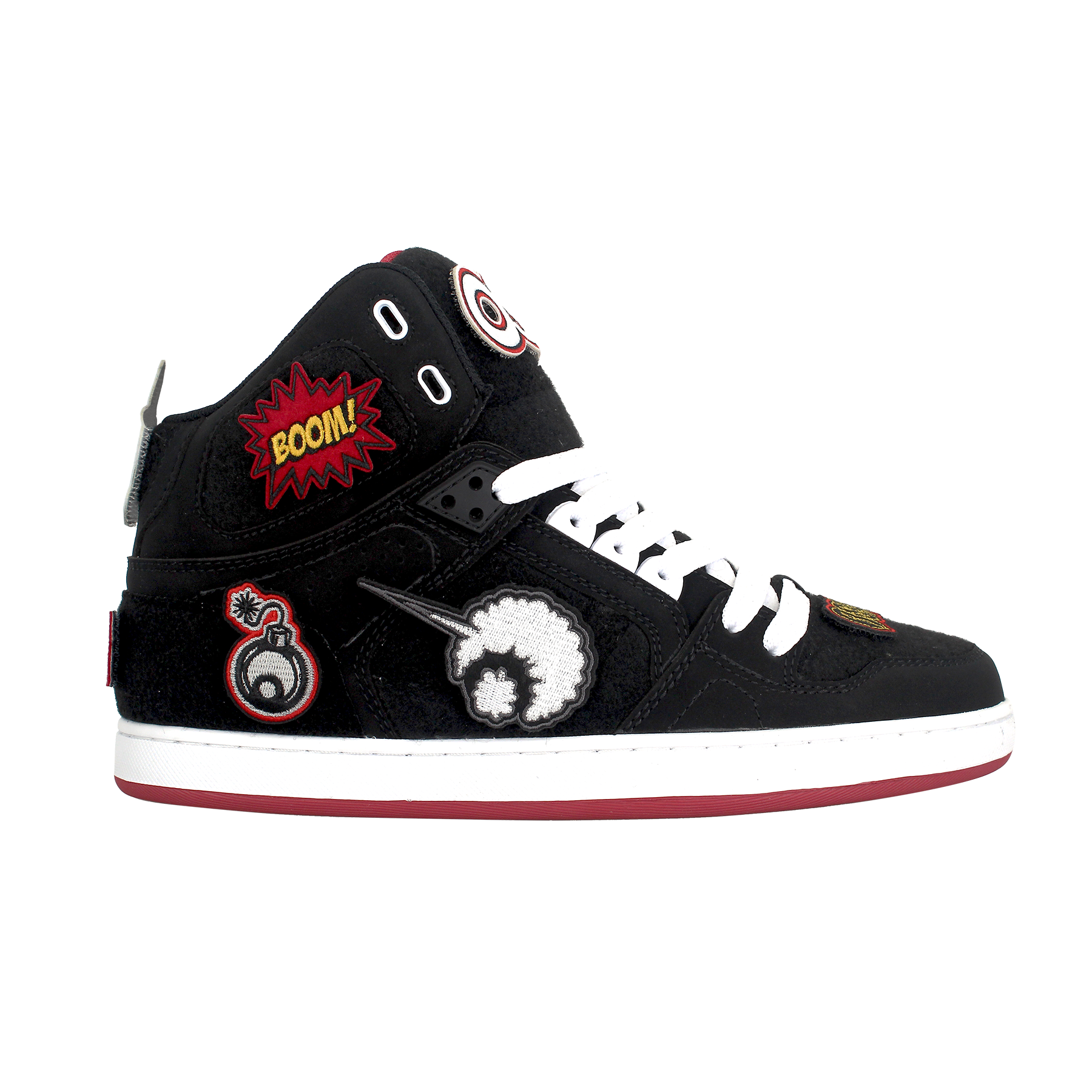 NYC 83 Clk Black/Red/Velcro – osirisshoes.com