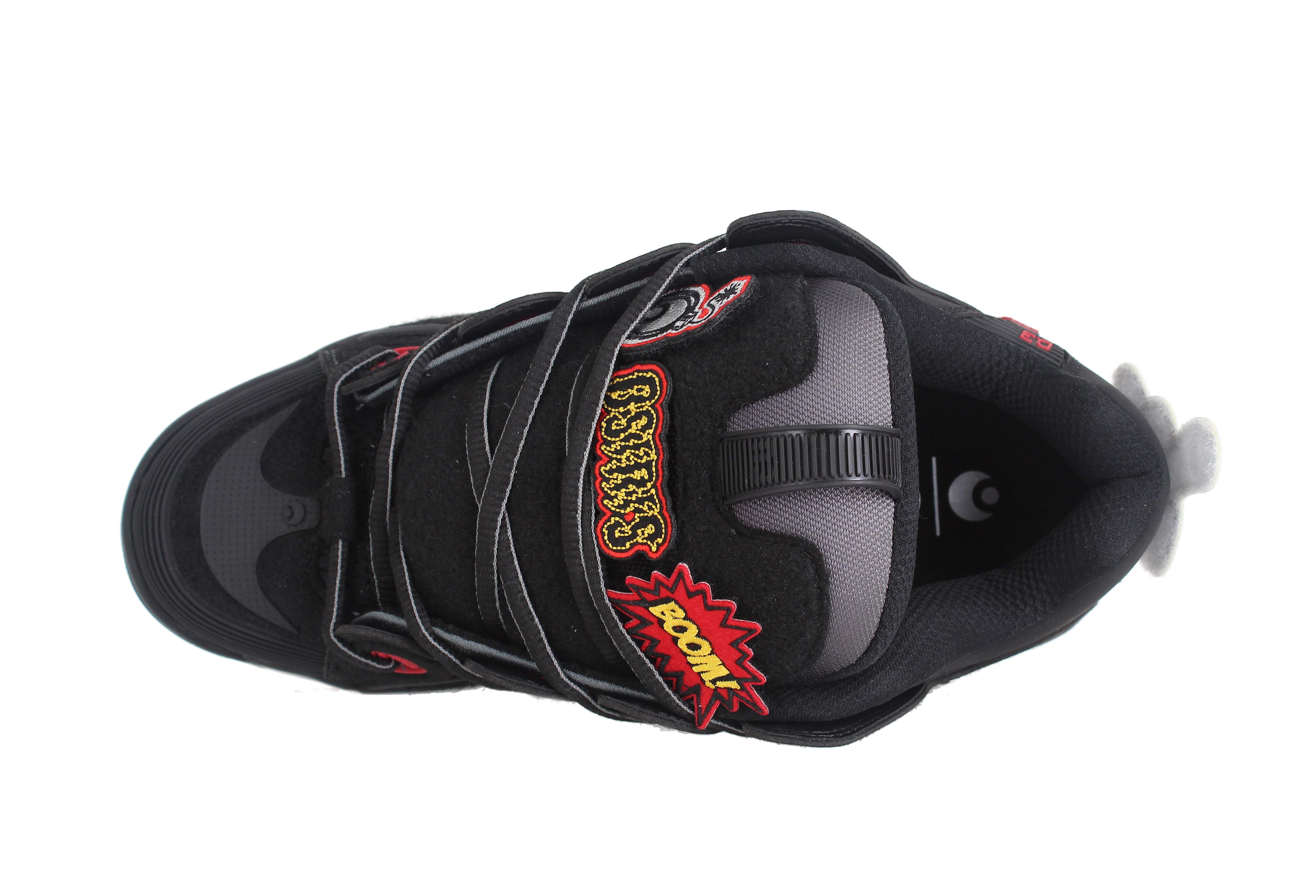 D3 2001 Black/Red/Velcro – osirisshoes.com