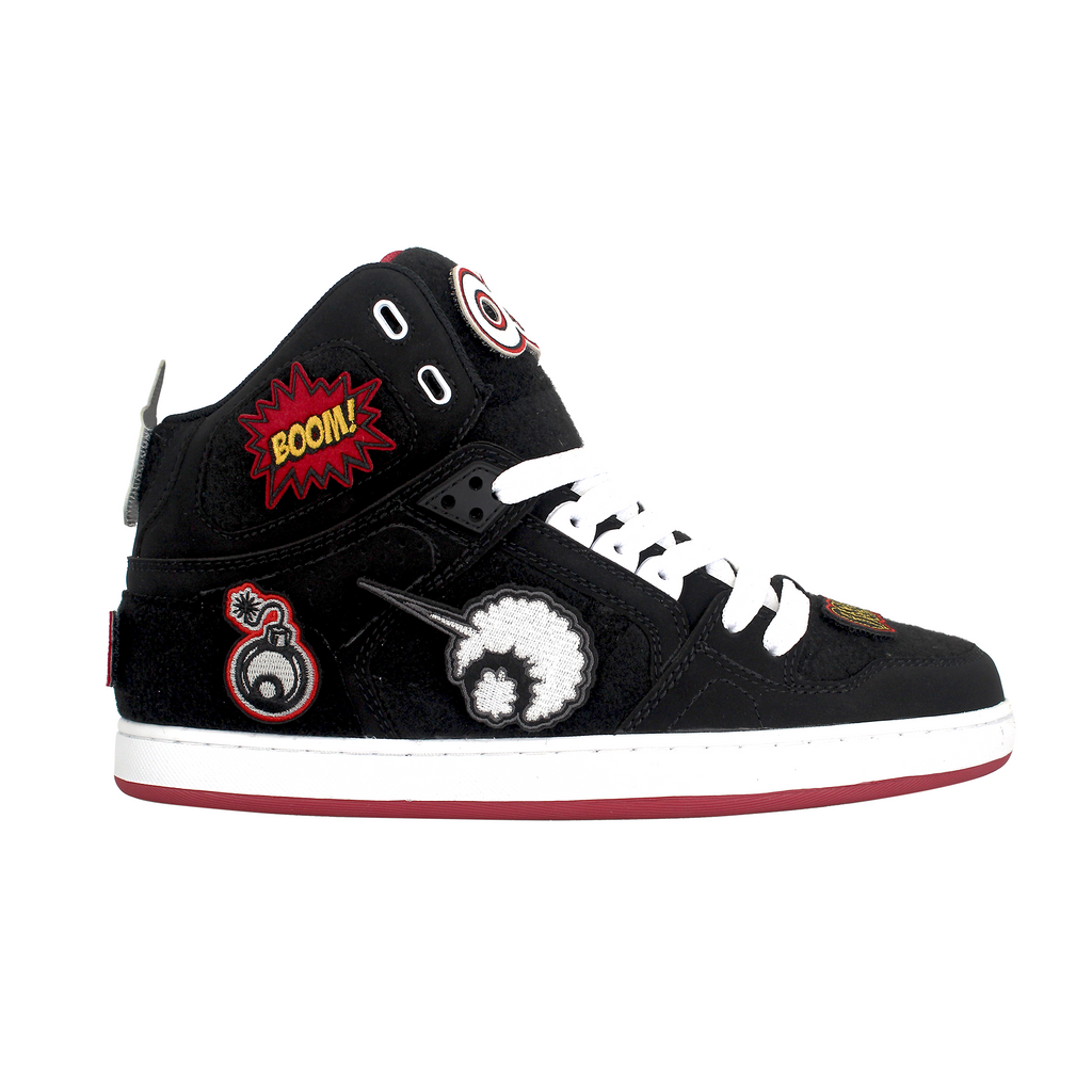 NYC 83 Clk Black/Red/Velcro – osirisshoes.com