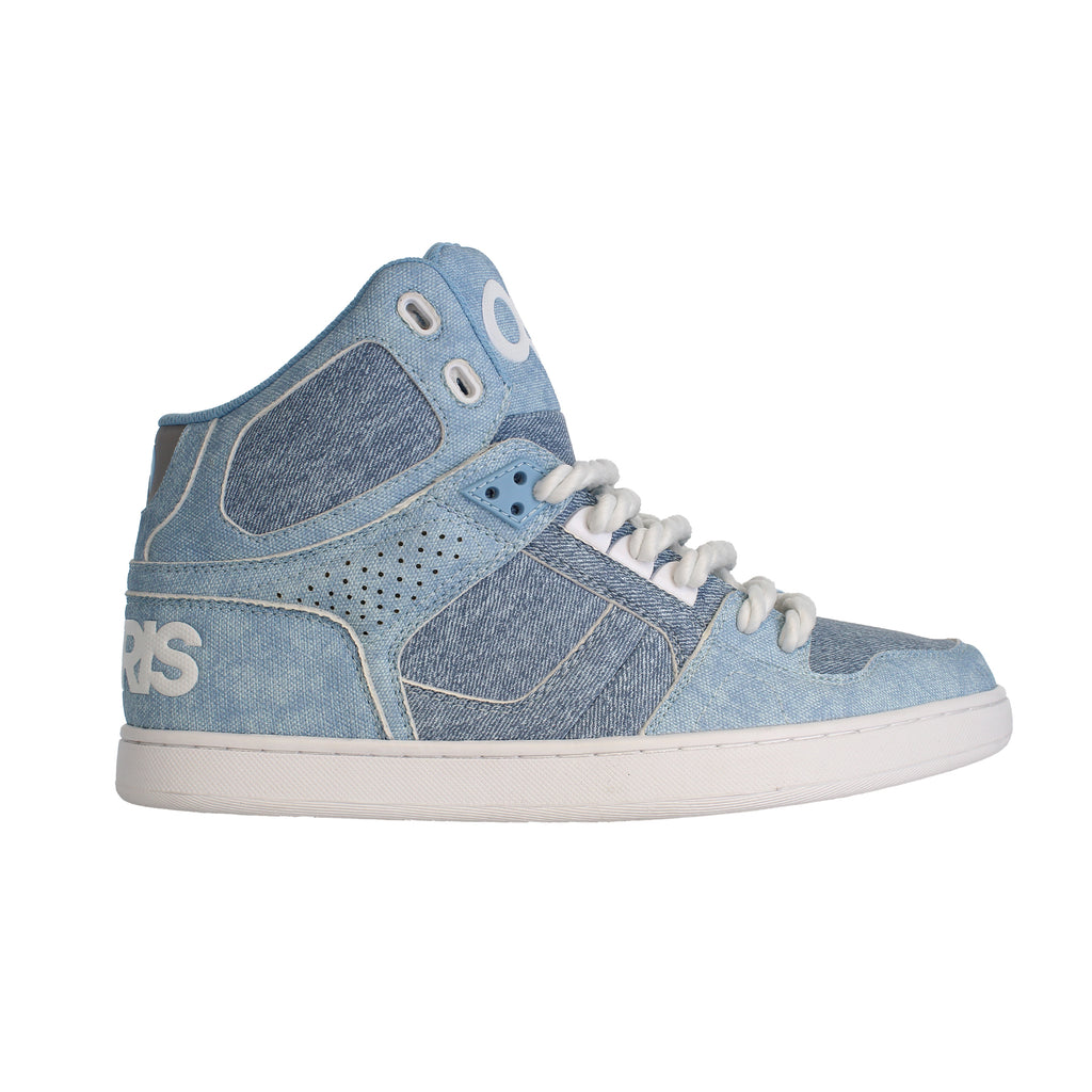 s-yann¨̮♡ NYC 83 Clk Denim/White/White – osirisshoes.com