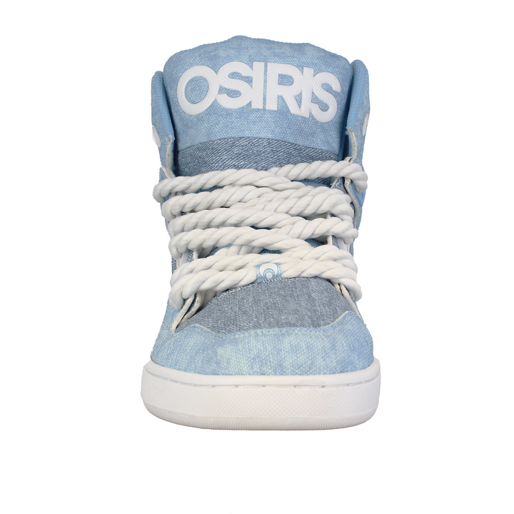 NYC 83 Clk Denim/White/White
