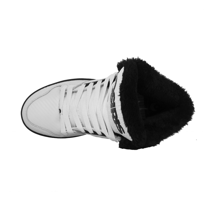 NYC 83 Clk White/Black/Shearling