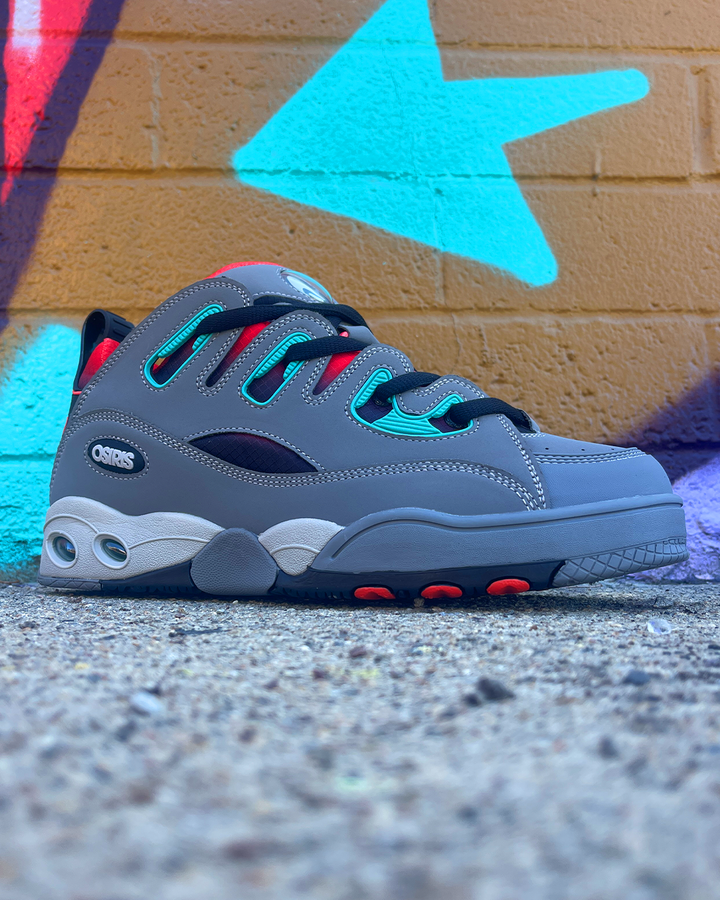 D3 E Grey/Orange/Turquoise