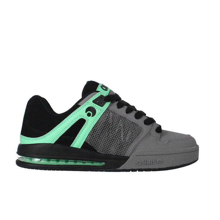 Pixel Black/Charcoal/Green Glow